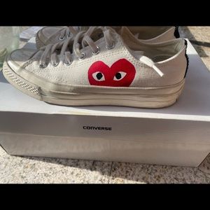 Comme des garçons off white converse